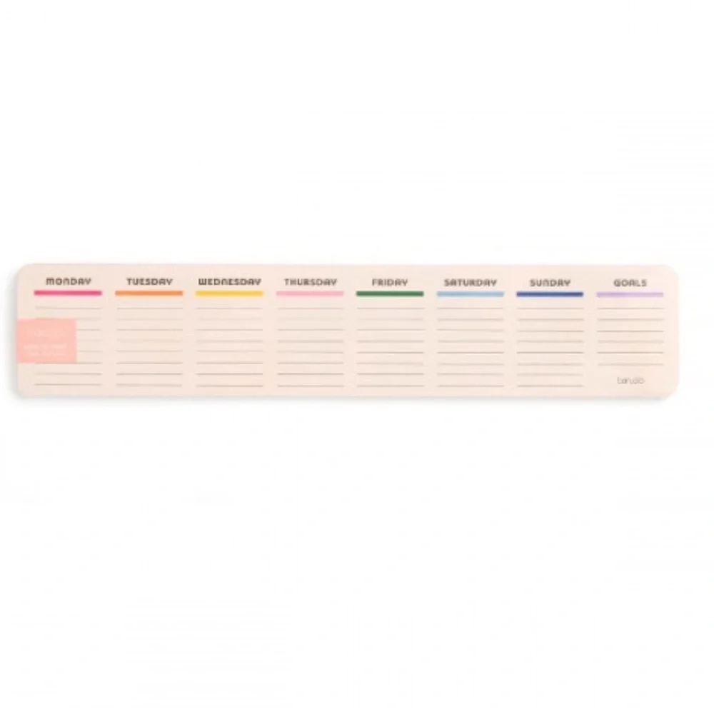 Ban.do Week to Week Desk Notepad